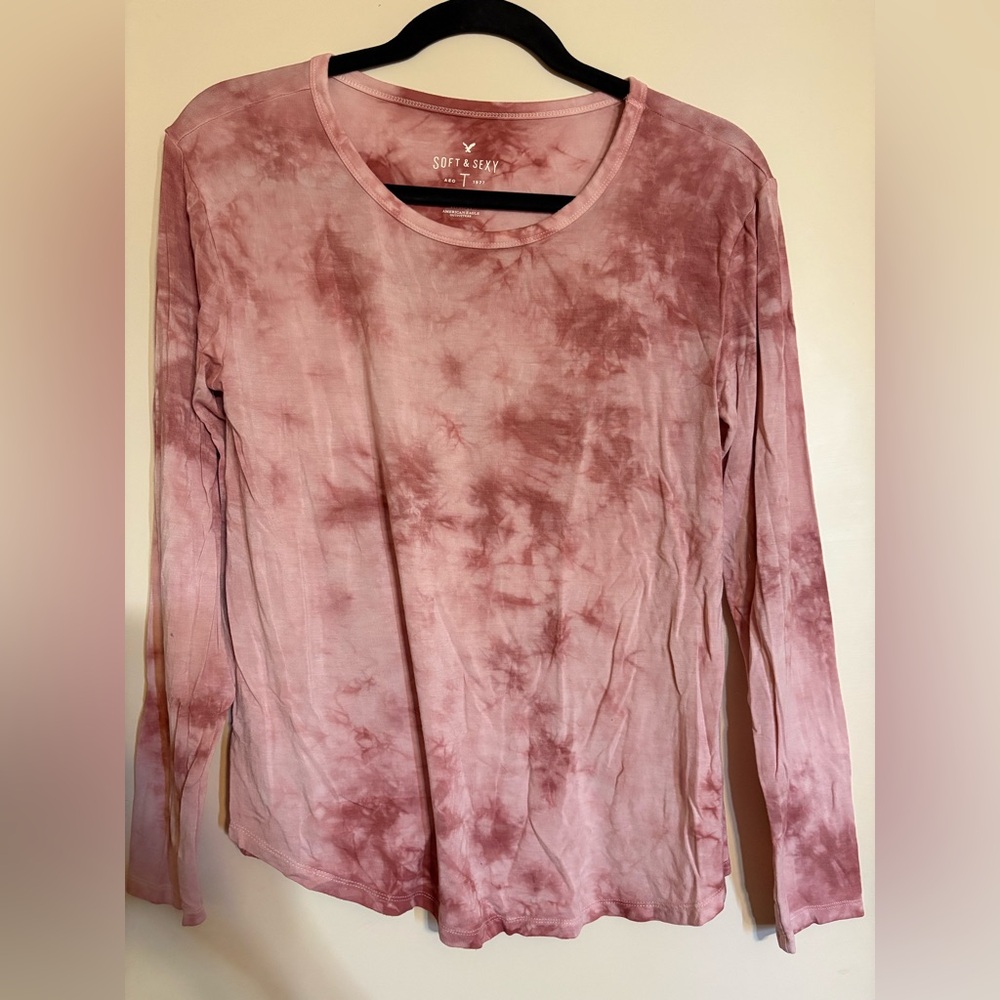 American eagle tie dye top